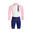 KIDS DIAGONAL 5.0 LONG SLEEVES SUN PROTECTION SUIT - PINK