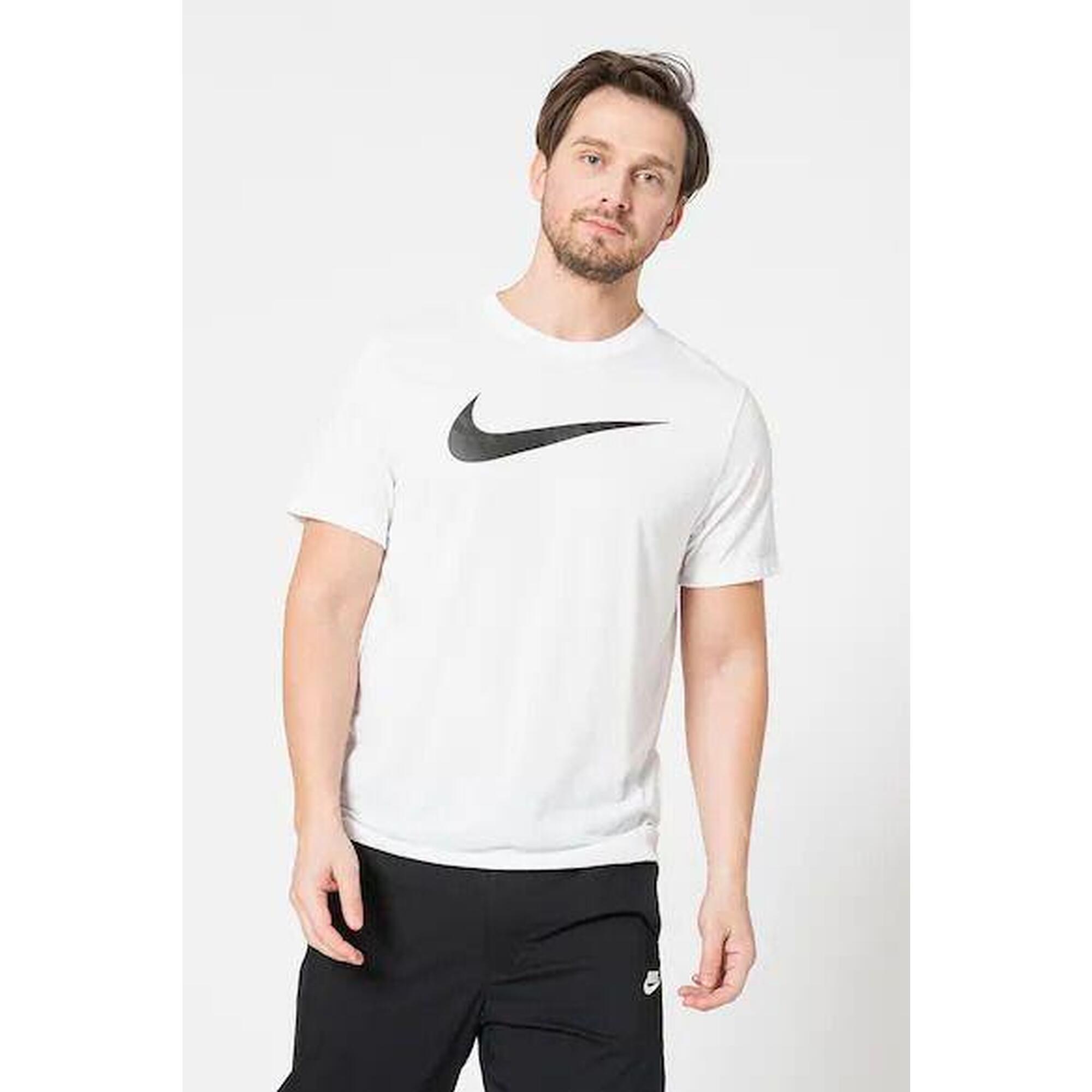 Tricou cu Mânecă Scurtă Bărbați Nike 100 Alb