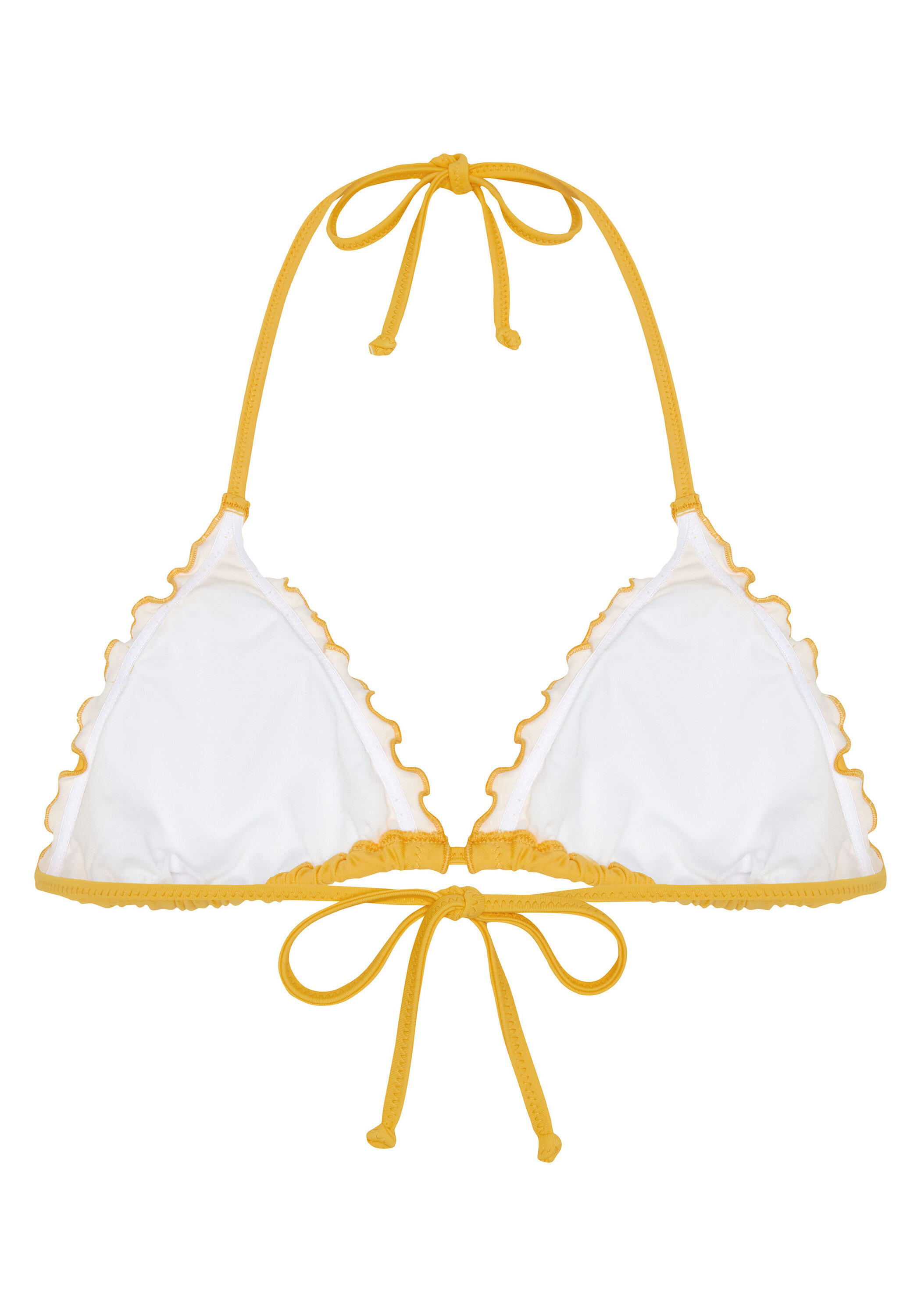 Bikini-Top im gerüschten Triangel-Stil 2/7