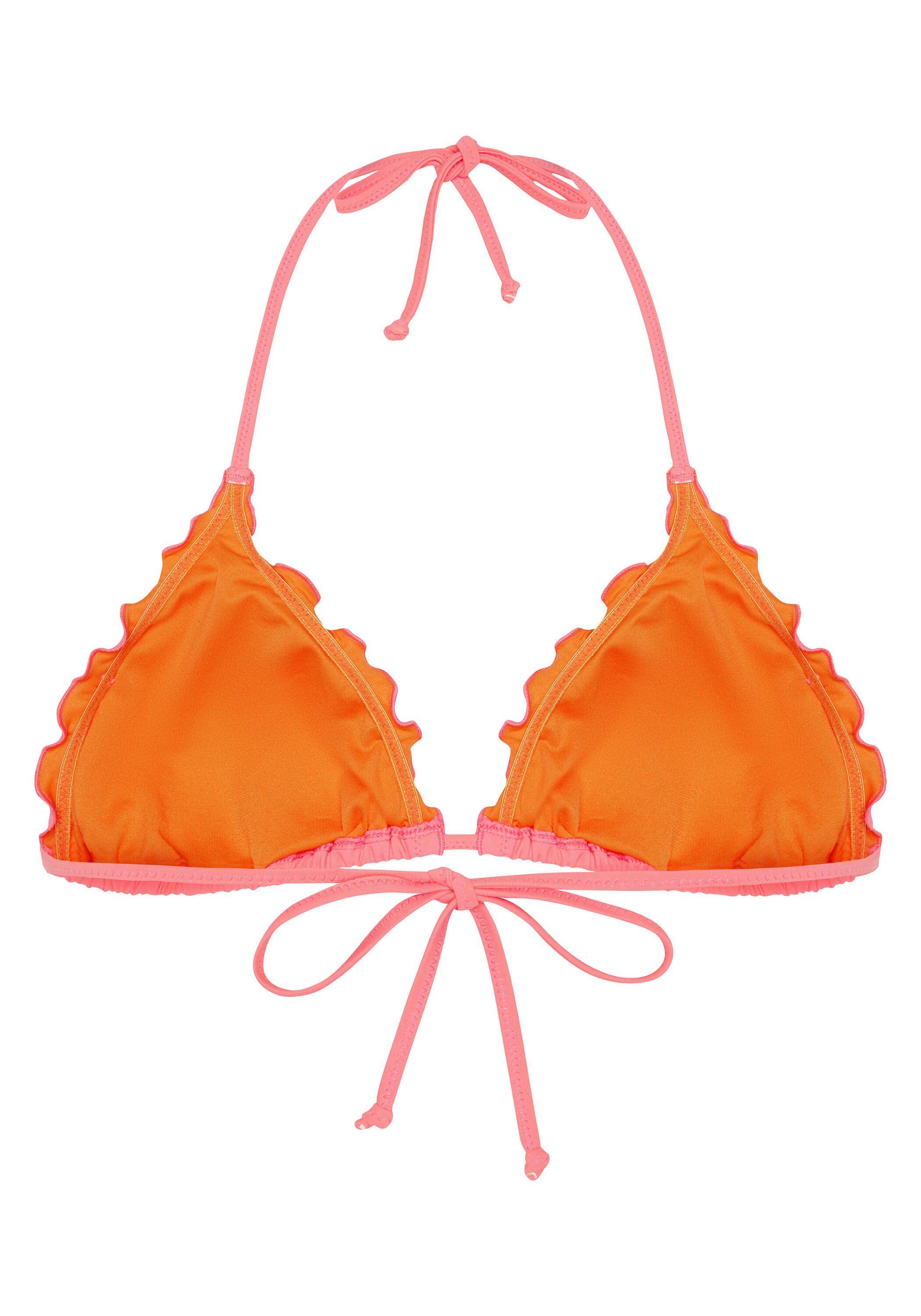Bikini-Top im gerüschten Triangel-Stil 2/7