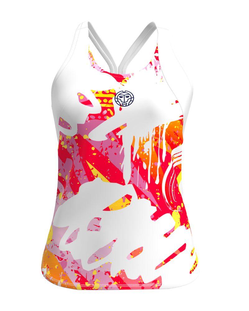 Camiseta Bidi Badu Tirantes Wild Arts Blanco Mix Mujer 6/7