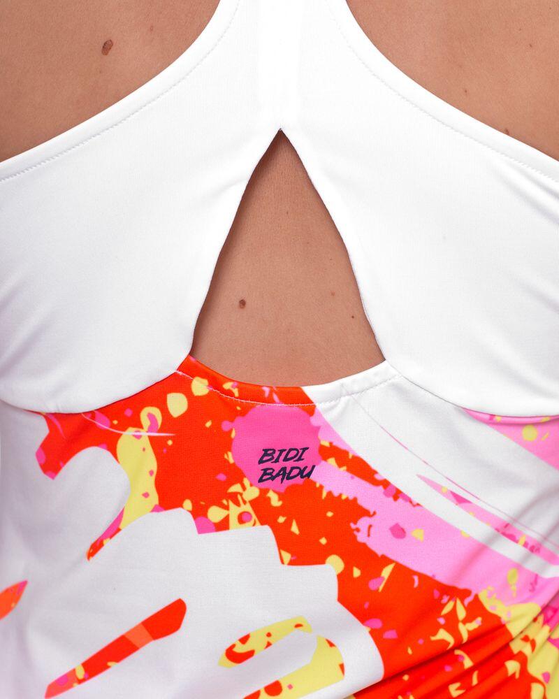 Camiseta Bidi Badu Tirantes Wild Arts Blanco Mix Mujer 3/7