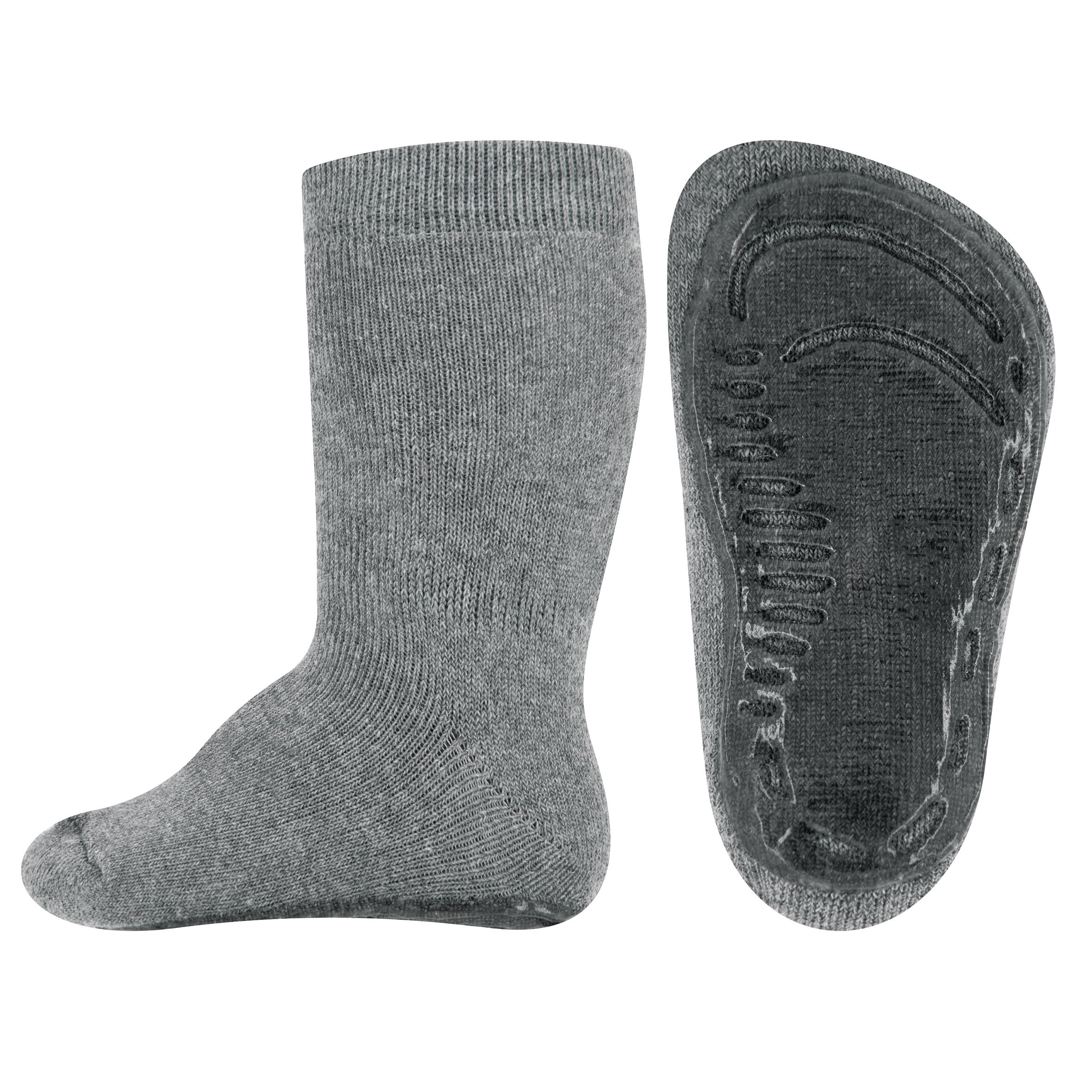 Antislip kindersokken – Grey melange – 19-20 2/4