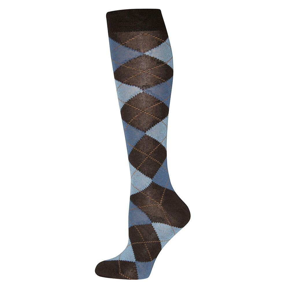 BIONMOVE Reitkniestrümpfe Reitsocken mit Rautenmuster
