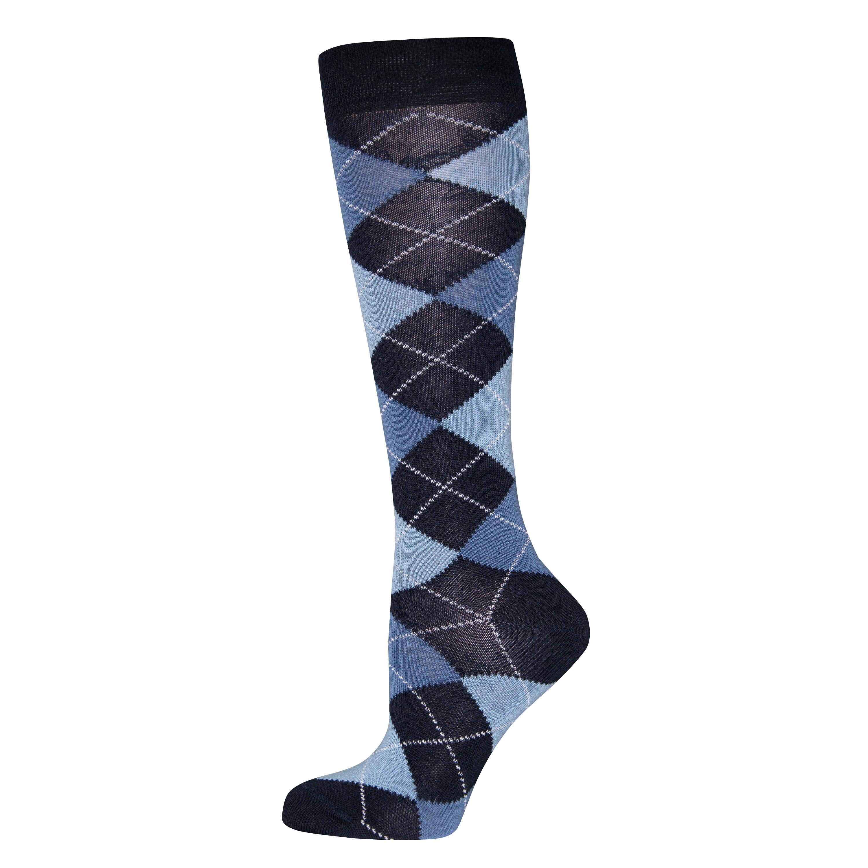 BIONMOVE Reitkniestrümpfe Reitsocken mit Rautenmuster