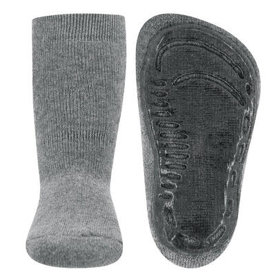 Antislip kindersokken – grey melange – 29-30