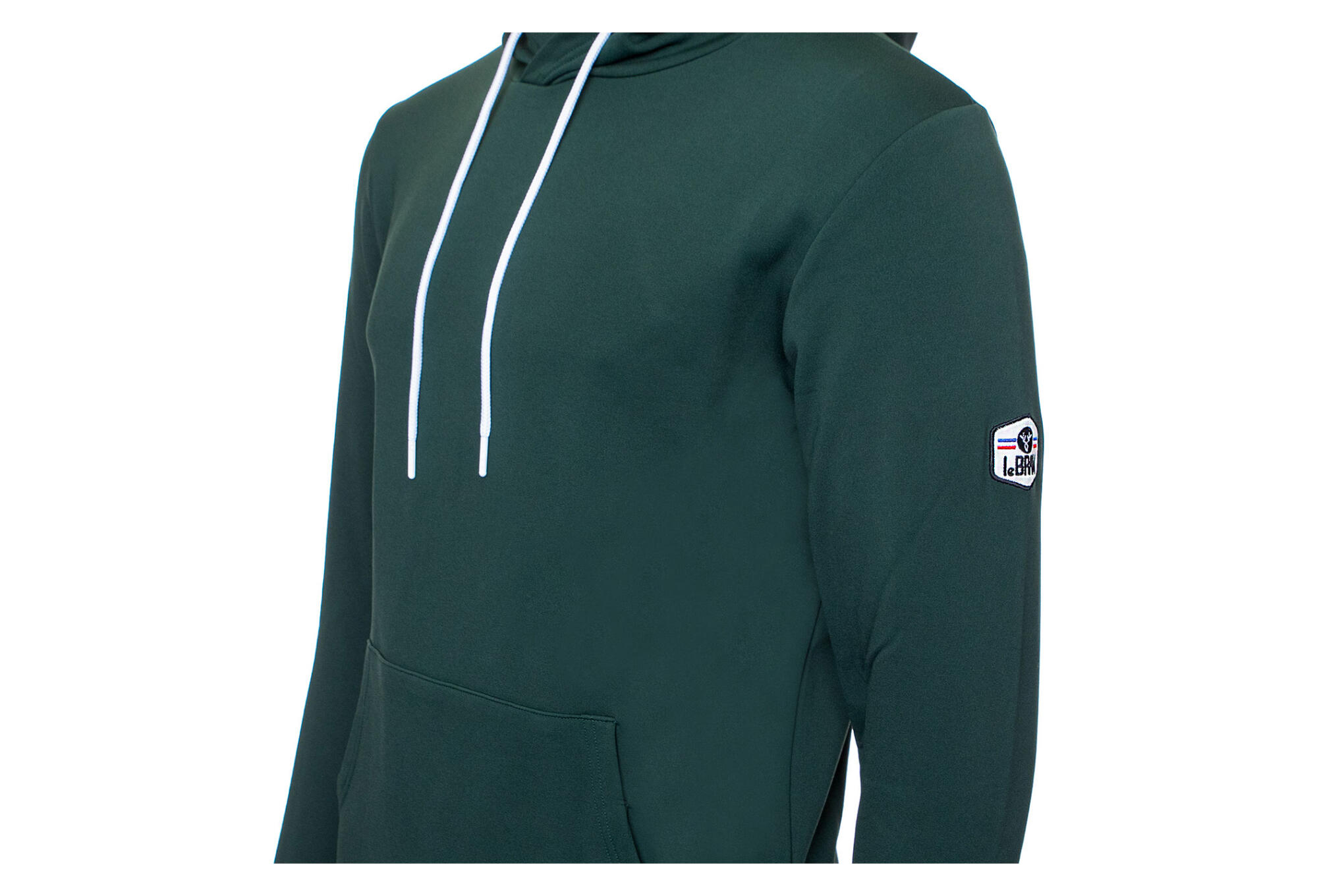 Sweat à Capuche LeBram Écusson Vert Sapin 5/5