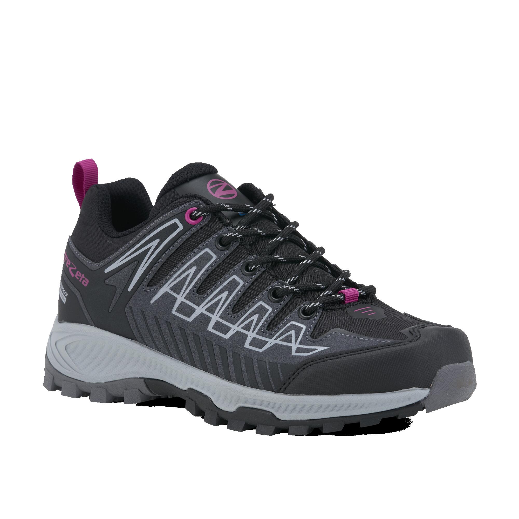 TREZETA Trekking Schoenen Dames THUNDER W'S WP DONKERGRIJS - FUCHSIA