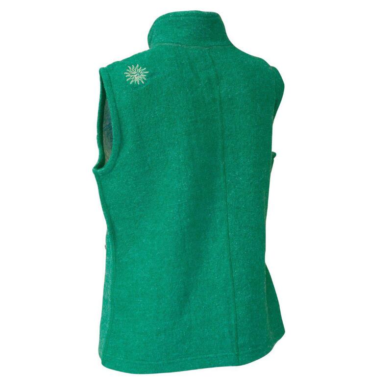 Dames wollen vest Beata Parakeet - Groen