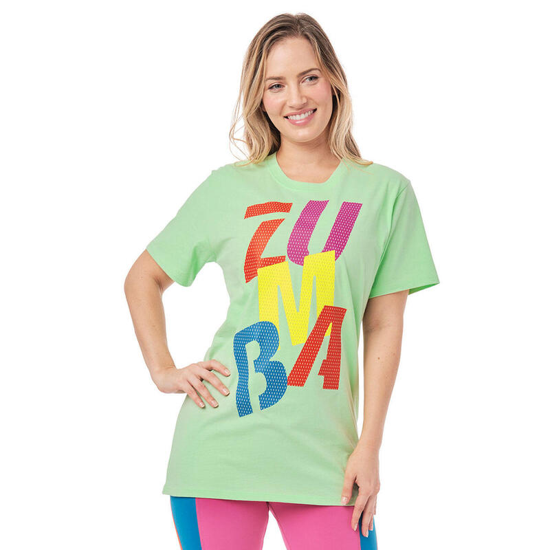 T-shirt sportowy unisex Zumba Happy Tee