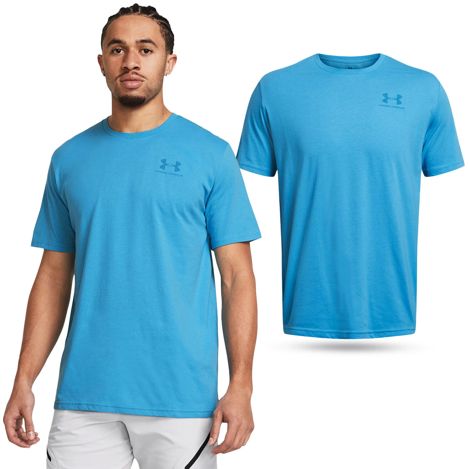 Under Armour Tricou Sportstyle LC SS bumbac-poliester, croială lejeră