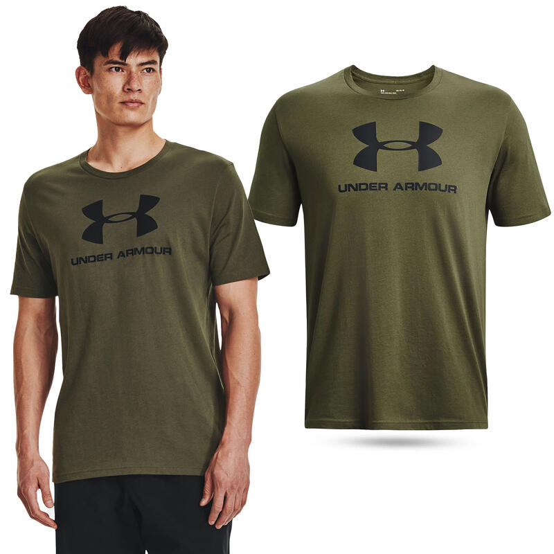 Koszulka fitness męska UNDER ARMOUR LOGO SS z krótkim rękawem