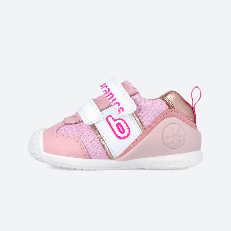 Zapatillas Deportivas Caminar Niños Biomecanics 242113A Rosas Cierre Adherente