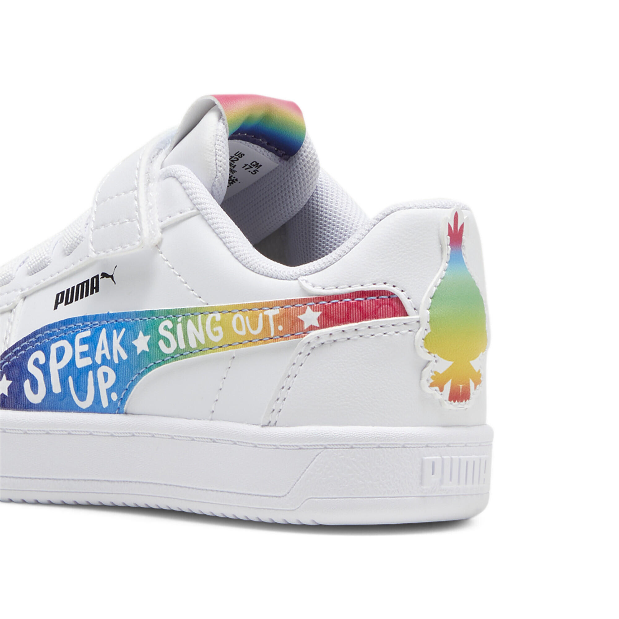 Sneakers PUMA x TROLLS Caven 2.0 da bambini PUMA White Ravish Active Red Pink 2/6
