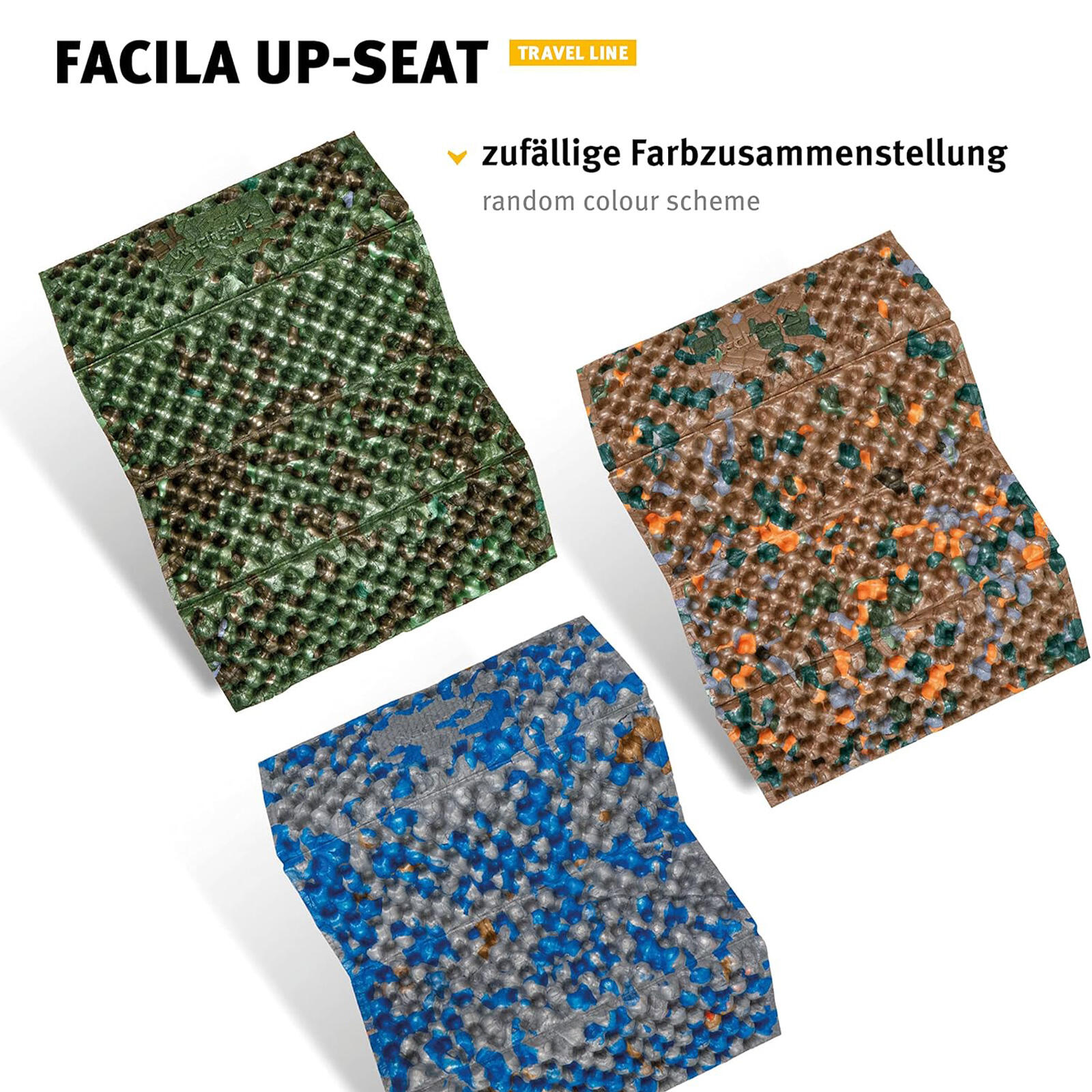 Thermo Sitzkissen Facila UpSeat Outdoor Kissen Camping Kissen Faltbar