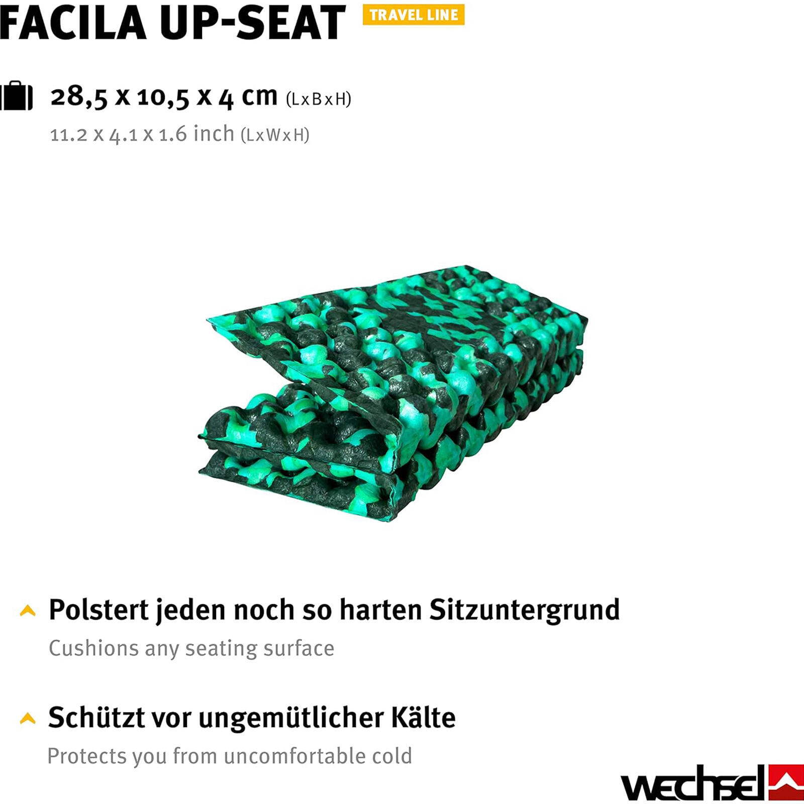 Thermo Sitzkissen Facila UpSeat Outdoor Kissen Camping Kissen Faltbar