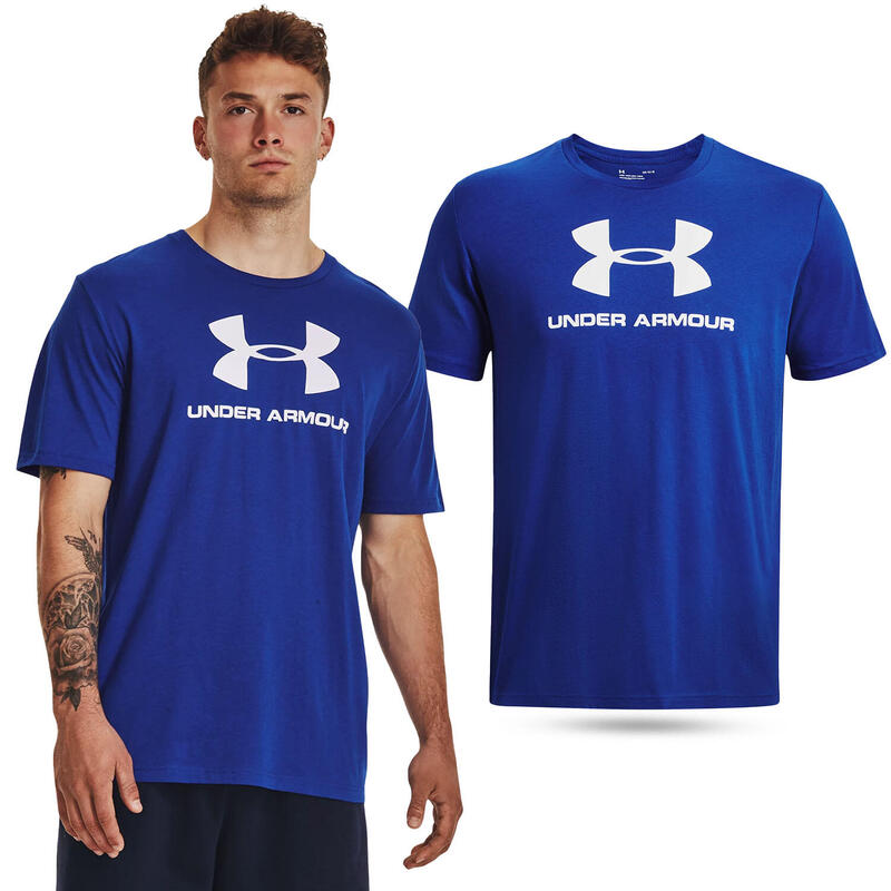 Koszulka fitness męska UNDER ARMOUR LOGO SS z krótkim rękawem