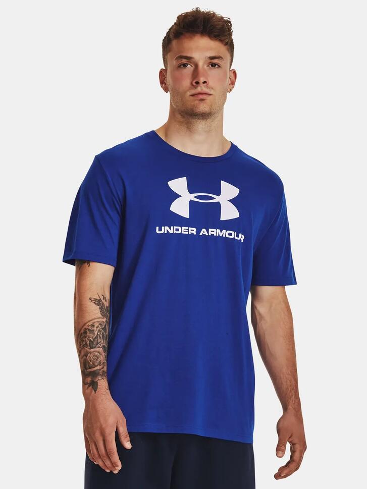 Koszulka fitness męska UNDER ARMOUR LOGO SS z krótkim rękawem