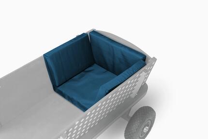 Sitzkissen für Beachtrekker Style, Blau (geeignet für andere Holzbollerwagen)