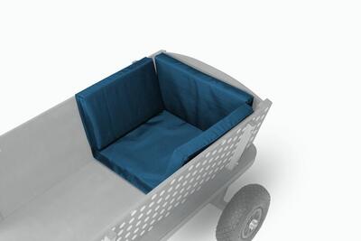 Sitzkissen für Beachtrekker Style, Blau (geeignet für andere Holzbollerwagen)