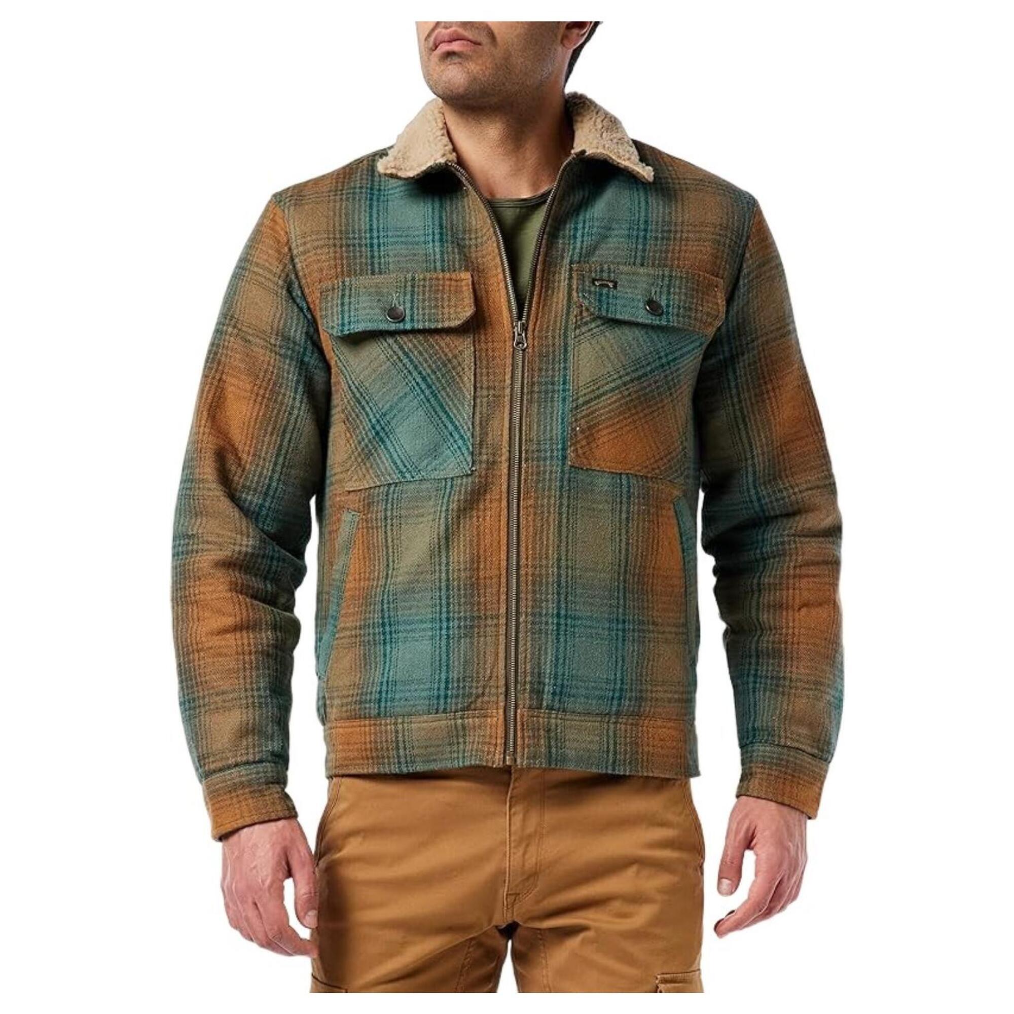 Billabong - Veste De Randonnée Transitoire Billabong Barlow Sherpa Pour Homme - Veste - Orange - 38 S - Decathlon