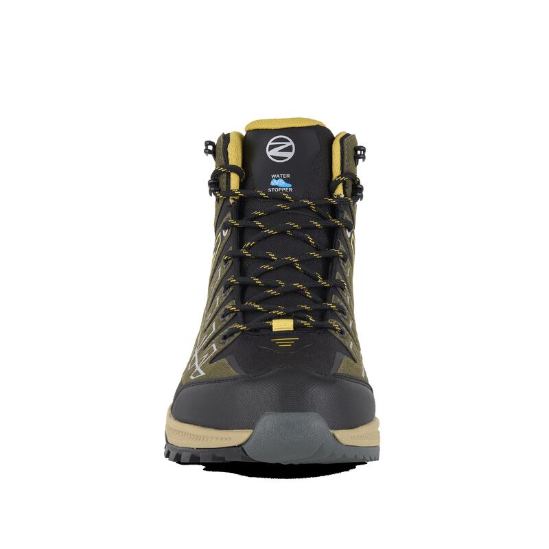 Scarpe Trekking Uomo THUNDER MID WP OLIVE - YELLOW