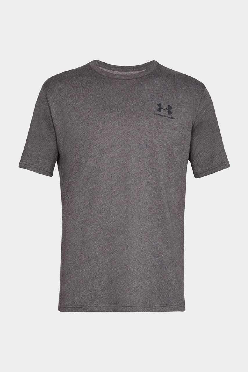 Heren Sportstyle Logo TShirt (Donkergrijs) 5/7