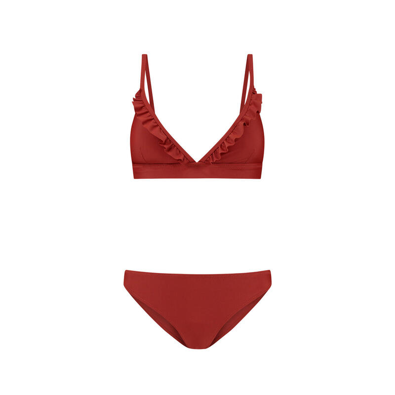 SHIWI Bikini set BEAU - FIXED  TRIANGLE SET  RUFFLE