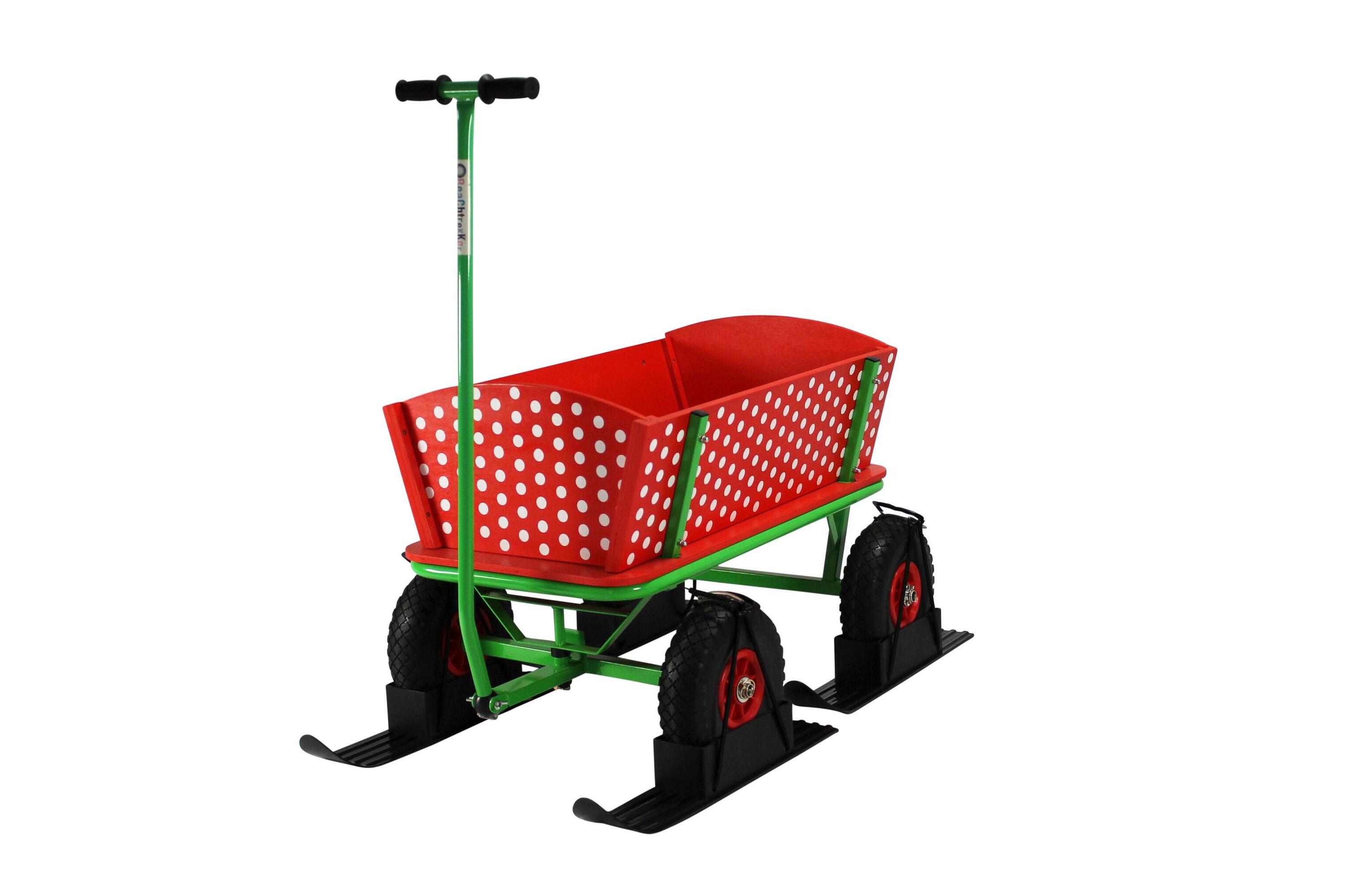 Kufen für Beachtrekker Style (geeignet für div. andere Holzbollerwagen) 3/4