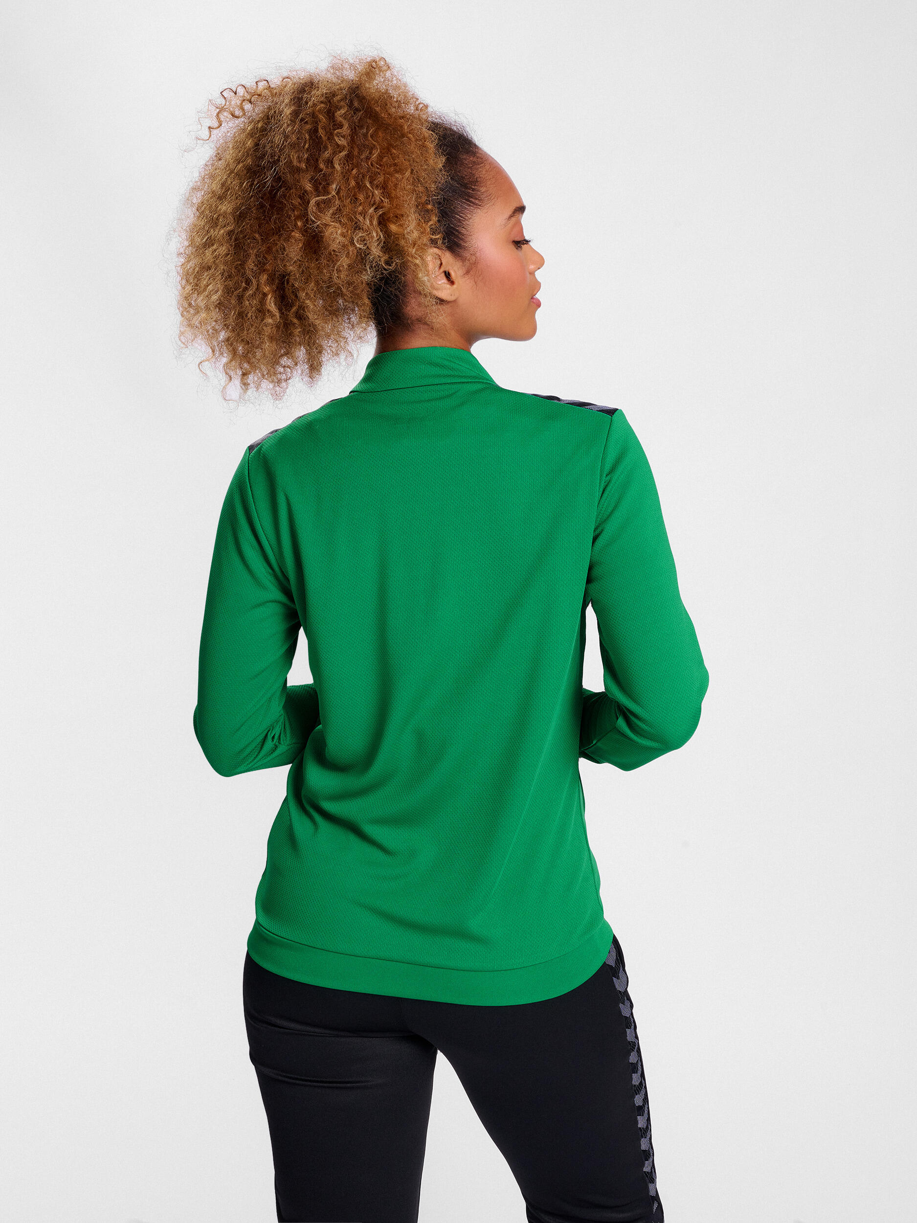 Giacca tuta donna in poliestere con zip Hummel Authentic 4/7