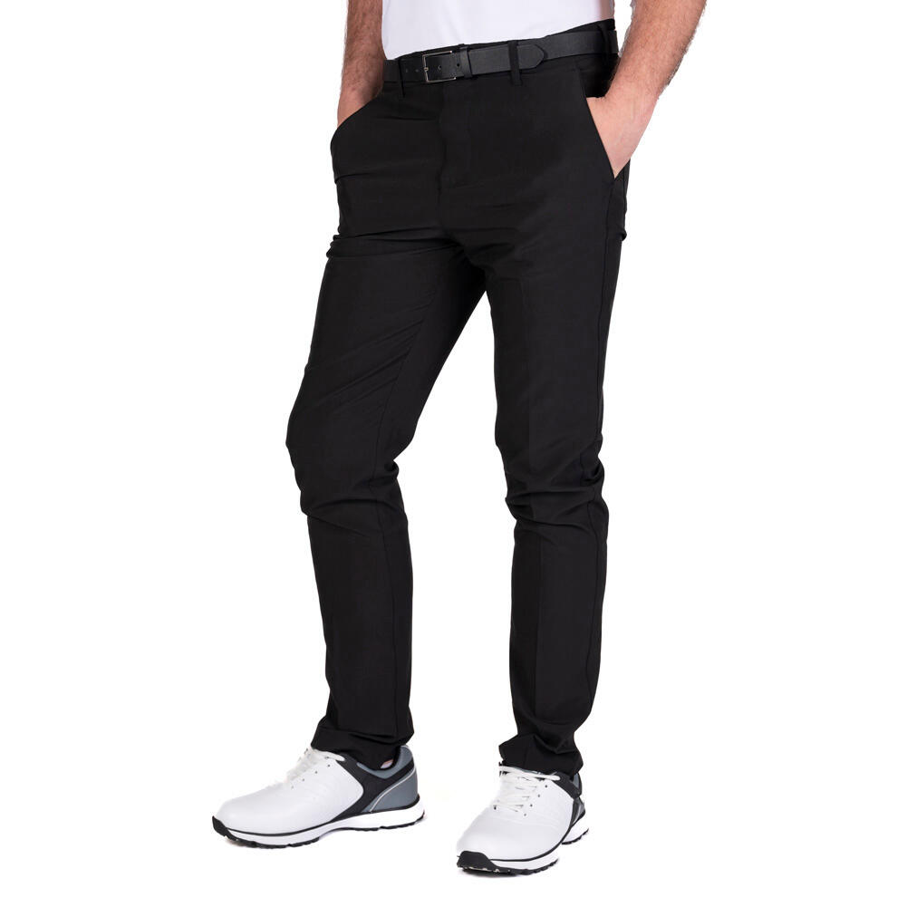 ISLAND GREEN Mens Stretch Tapered Golf Tour Trousers