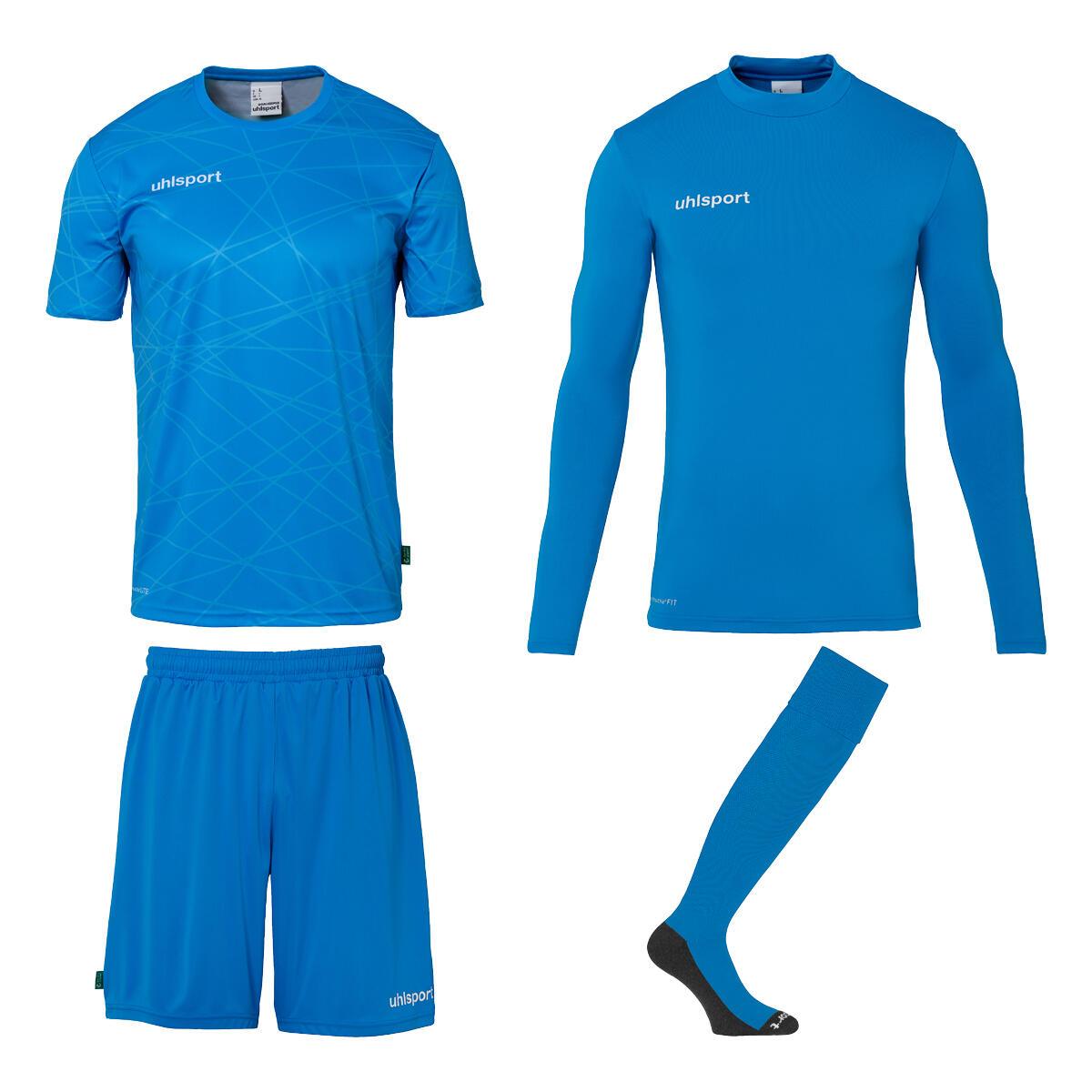 Uhlsport - Sets De Gardien De But Prediction Uhlsport - Tenue De Football - Blanc|bleu|gris|noir -  8 À 10 Ans - Decathlon