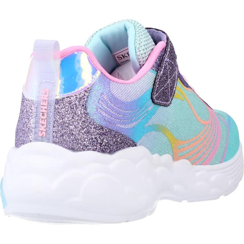 Zapatillas niña Skechers Rainbow Racer-nova Blitz Azul