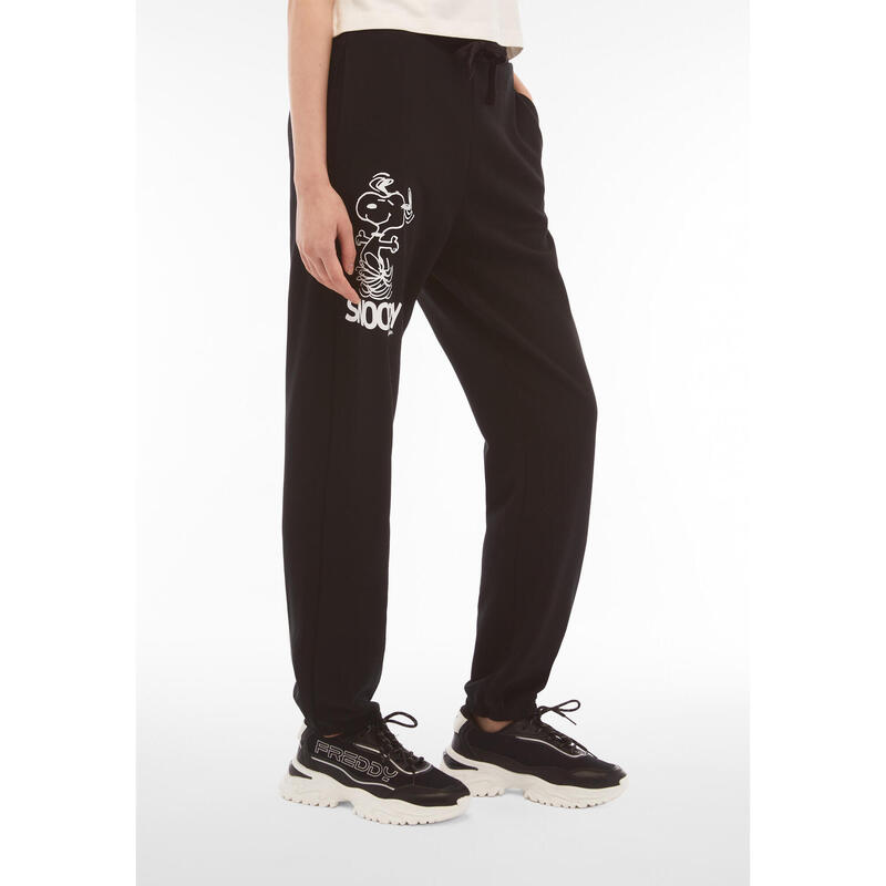 Pantalon de sport pour femmes en molleton de coton avec imprimé Snoopy