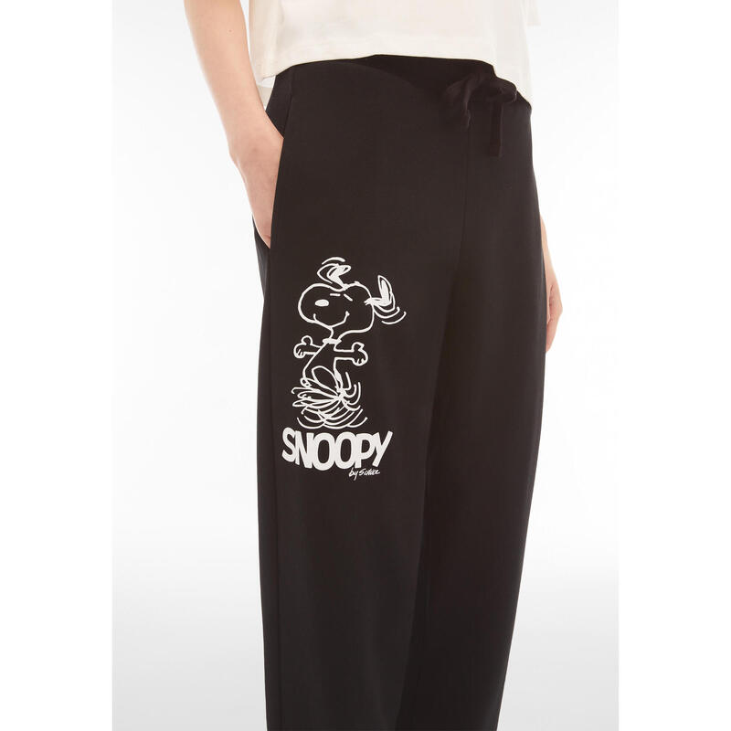 Pantalon de sport pour femmes en molleton de coton avec imprimé Snoopy