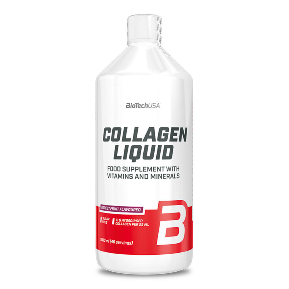 BIOTECHUSA Collageen - Vloeibaar Collageen (1000 Ml) - Vruchten Van Het Bos