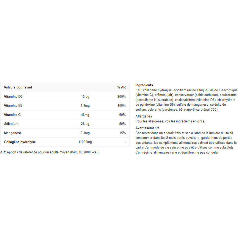 Collagène - Collagen Liquid - Fruits Tropicaux 1000ml
