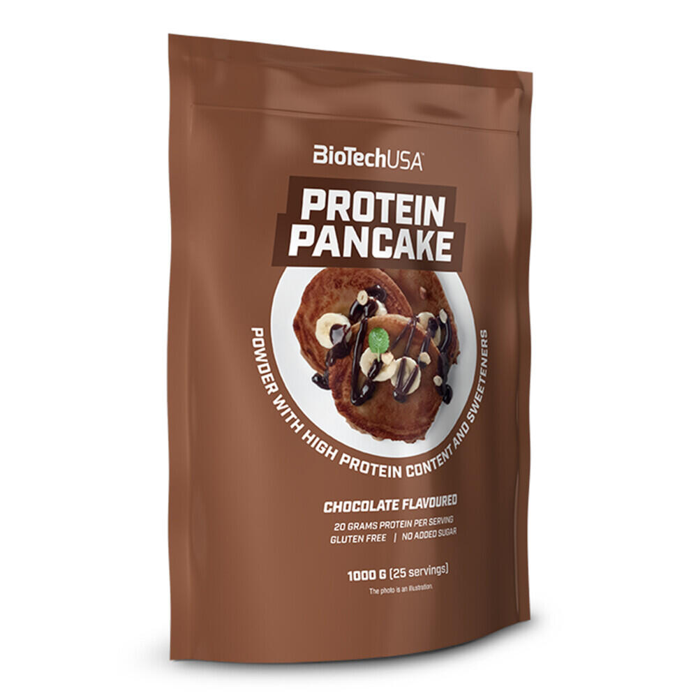 Biotechusa - Pancakes Protéinés - Protein Pancake - Chocolat 1000g - Pancake Protéiné - Taille Unique - Decathlon