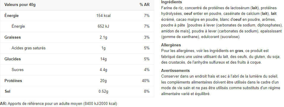 Tortitas Proteínicas - Proteína En Polvo Para Tortitas (1kg) - Chocolate 2/6