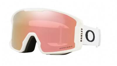 Oakley line miner m skibril mat wit/ prizm rose gold