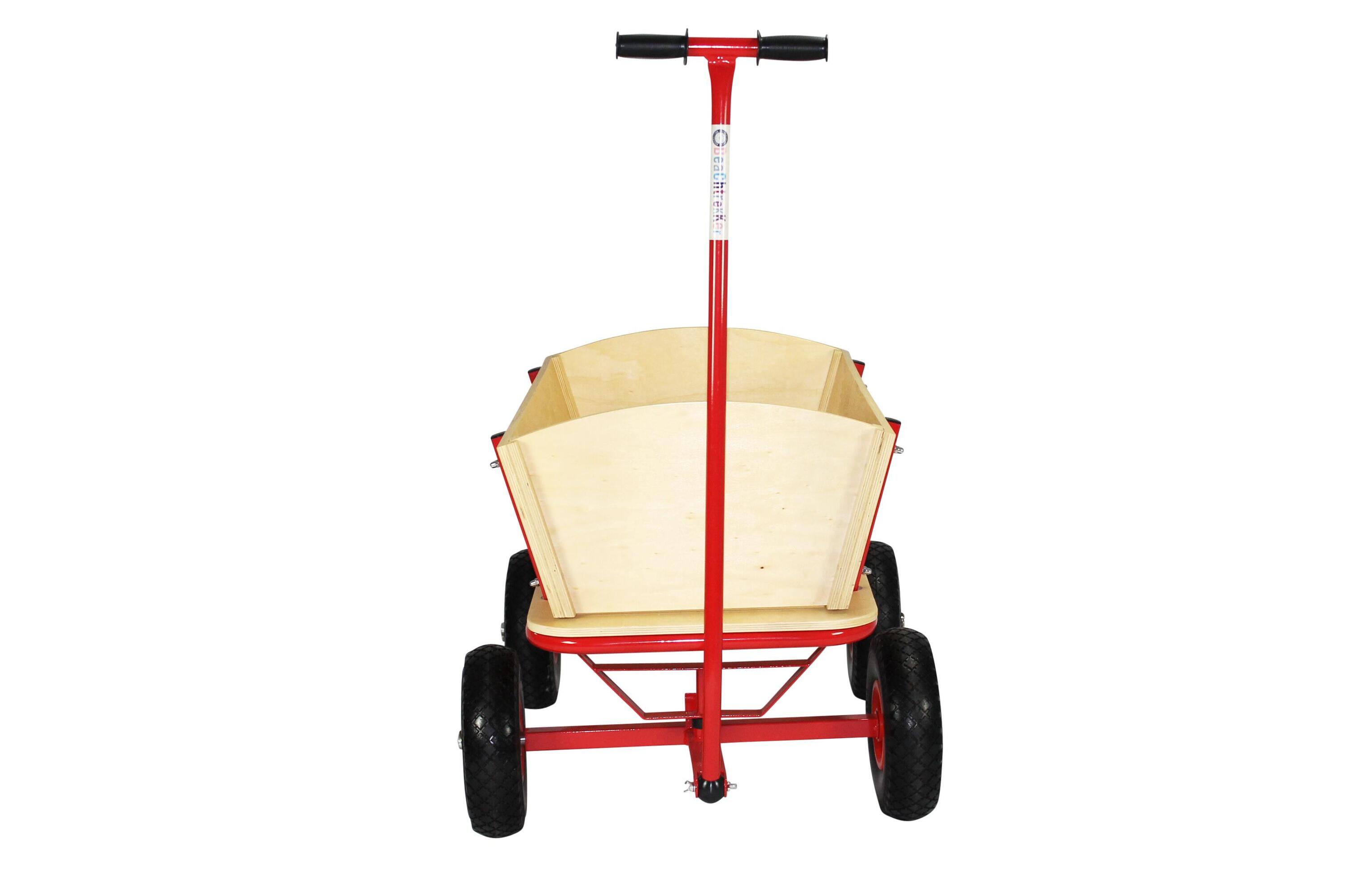 Beachtrekker Style Holzbollerwagen, Handwagen, Leiterwagen (Natur) 2/4