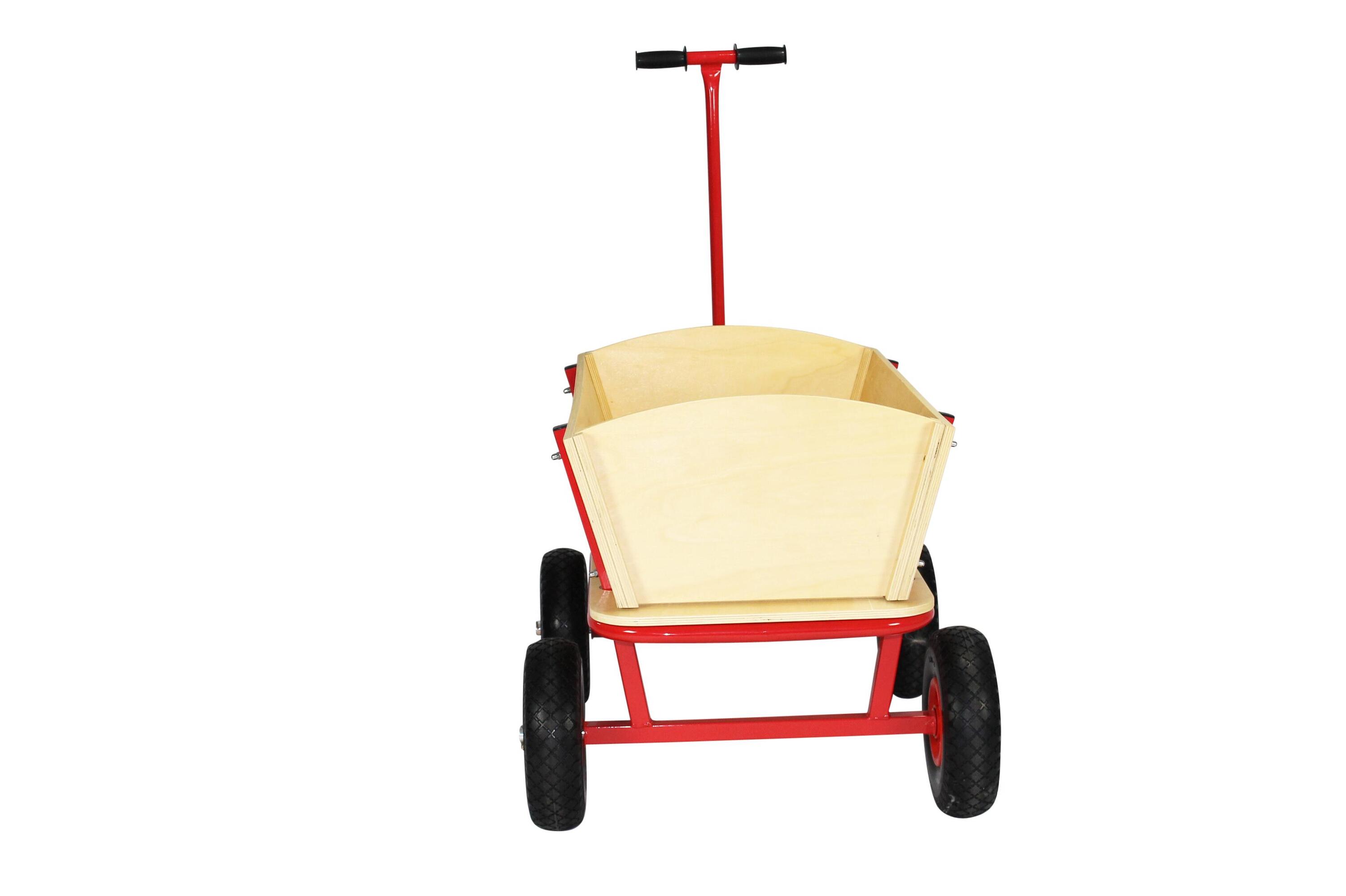 Beachtrekker Style Holzbollerwagen, Handwagen, Leiterwagen (Natur) 3/4