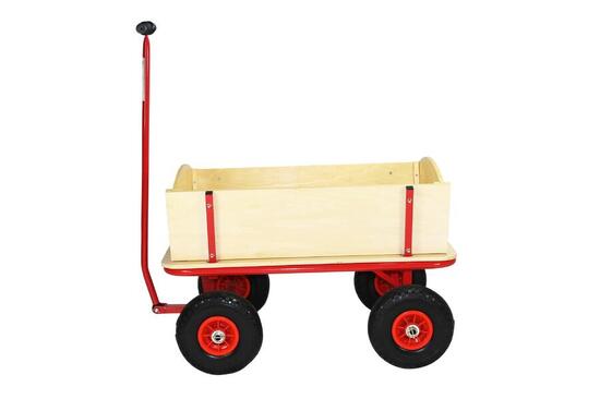 Beachtrekker Style Holzbollerwagen, Handwagen, Leiterwagen (Natur)