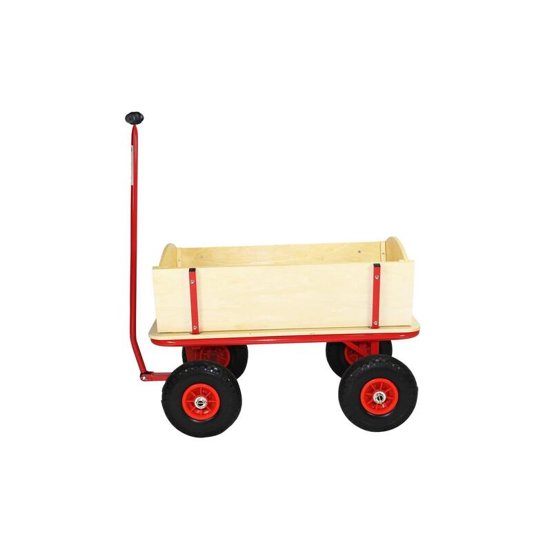 Beachtrekker Style Holzbollerwagen, Handwagen, Leiterwagen (Natur)