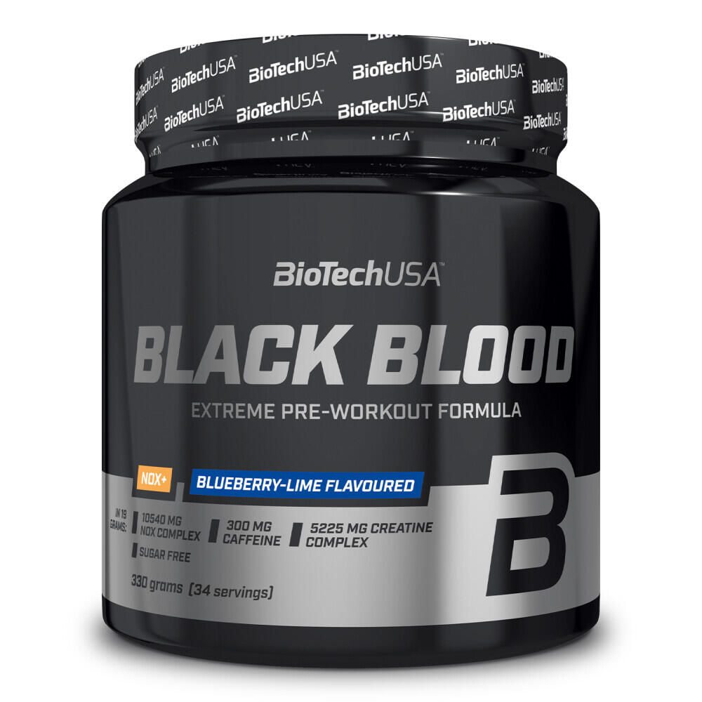 BIOTECHUSA Pre-workout - Black Blood NOX+ - Mirtillo e Lime 330g