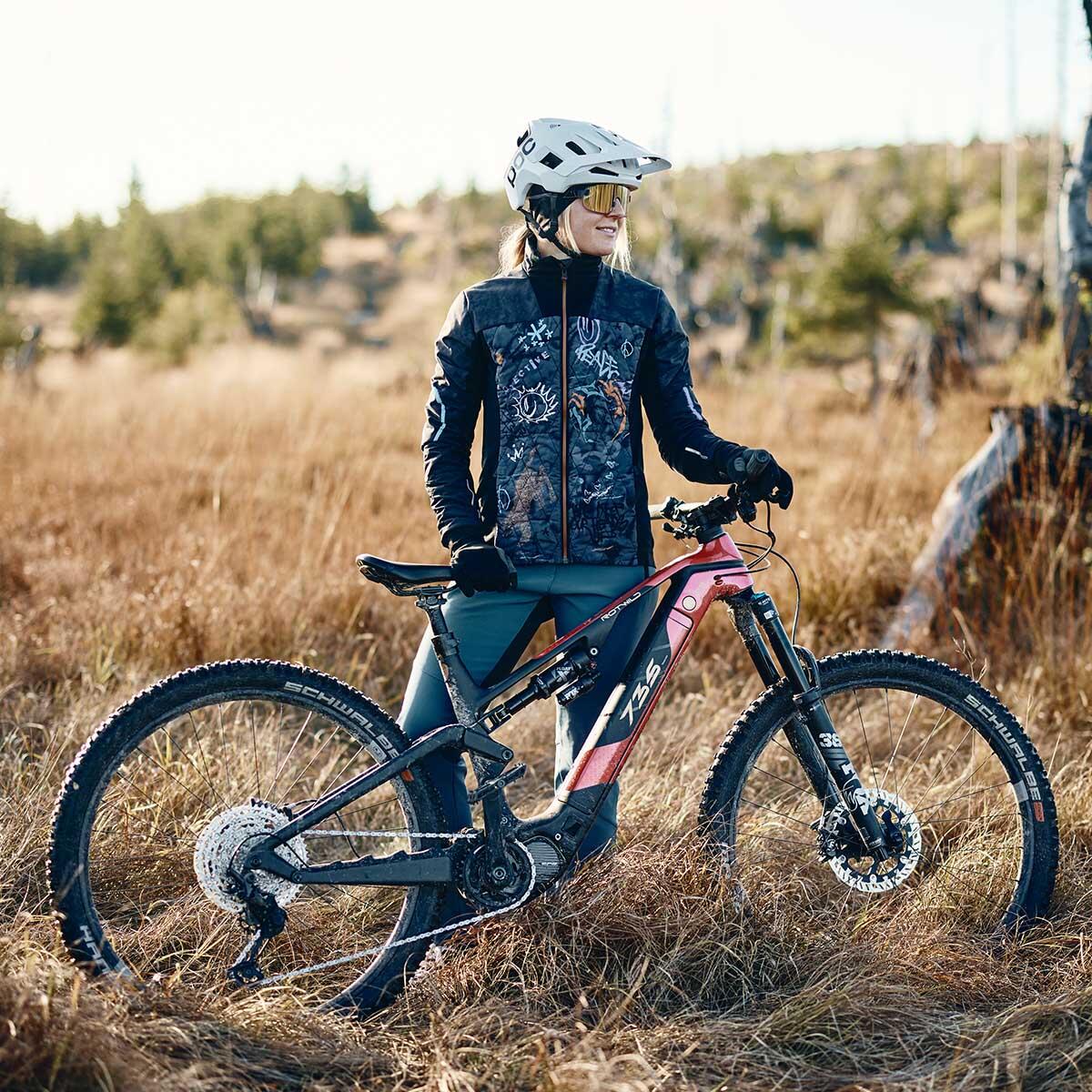 Winterjacke - Ciclismo - Donna - P-MxCxK W - blu 3/4