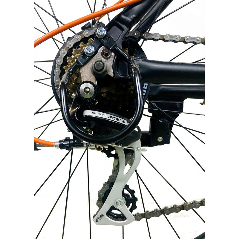 Bicicleta de Montaña 27,5" Leopard Frenos Discos Mecanicos T18 Negra