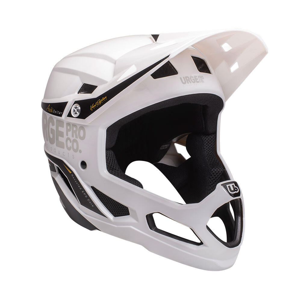 Kask rowerowy górski Archi-Deltar Pure White Full Face 2/5