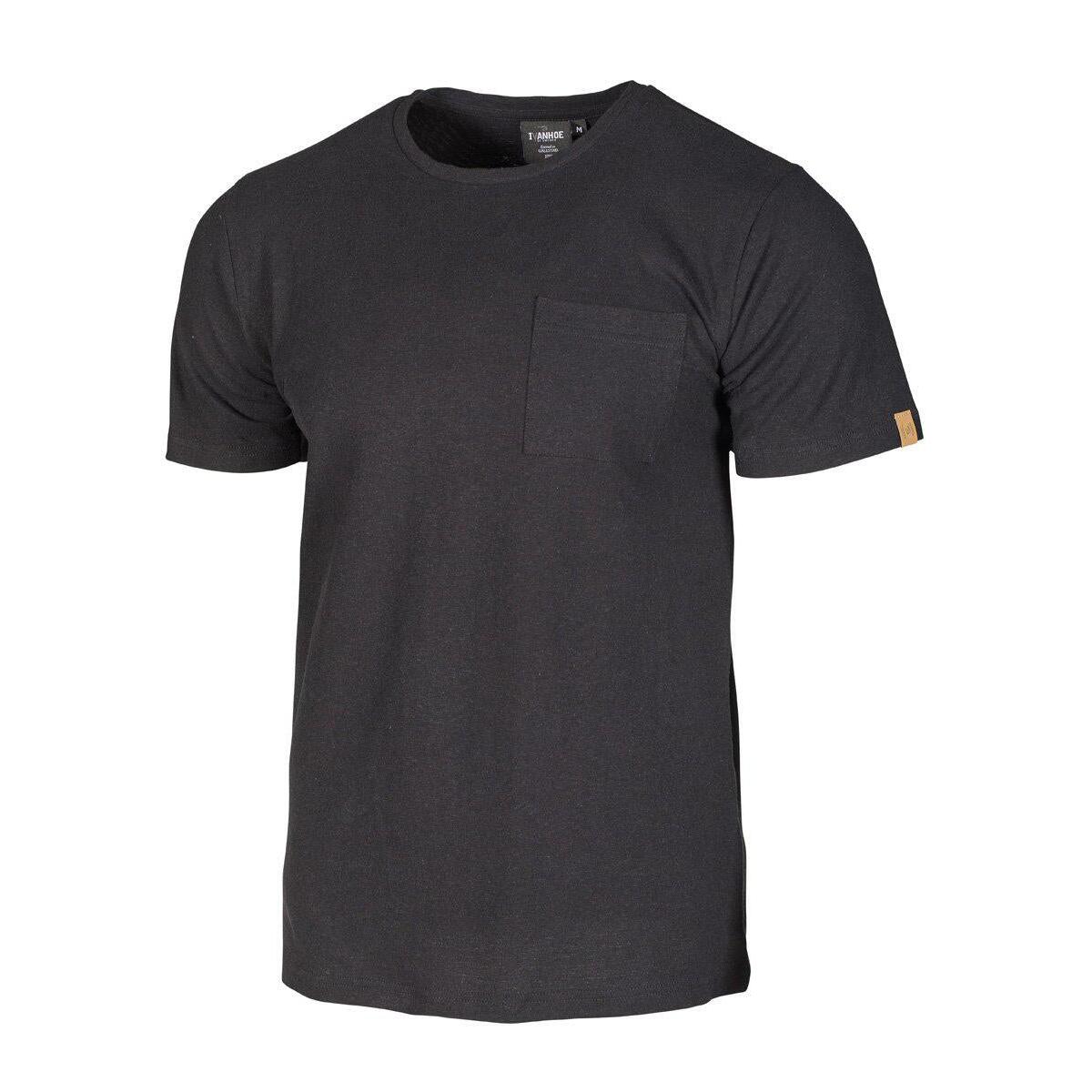 T-shirt GY Hobbe hemp voor heren - Biologisch katoen - Zwart 1/3