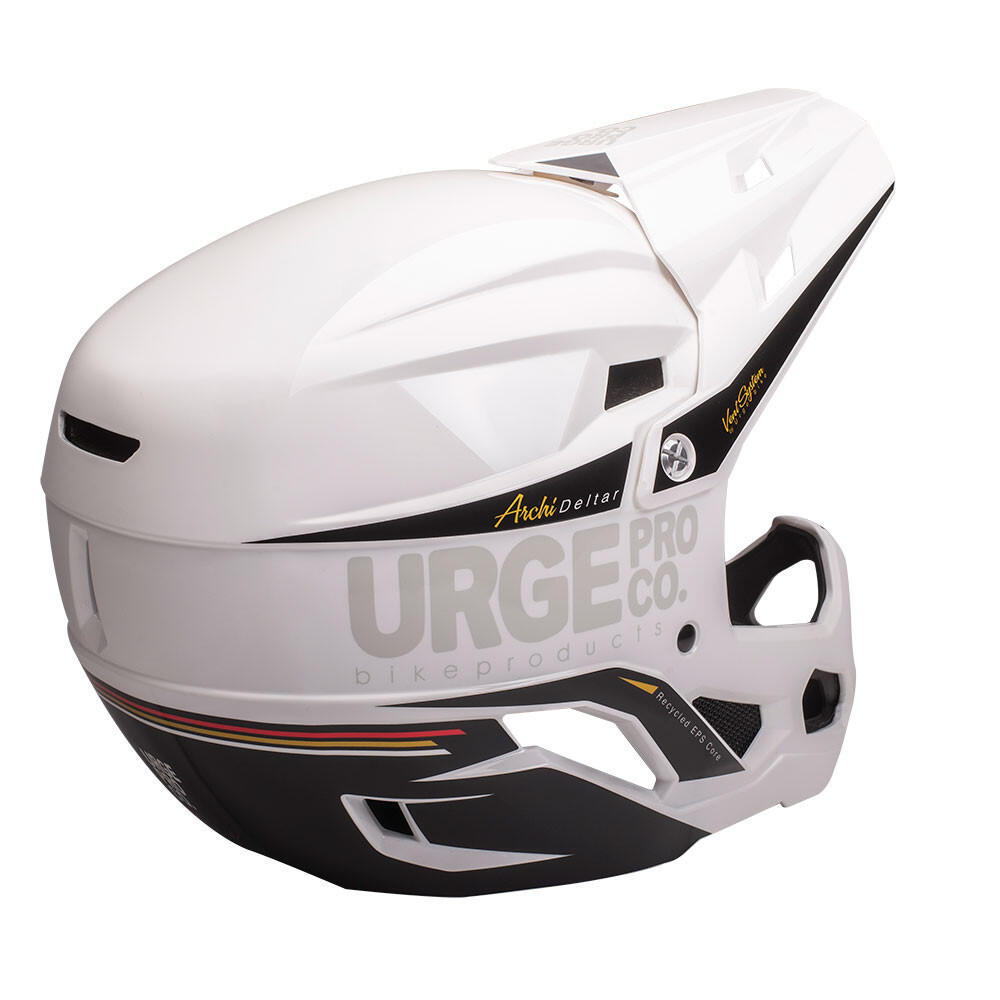 Kask rowerowy górski Archi-Deltar Pure White Full Face 3/5